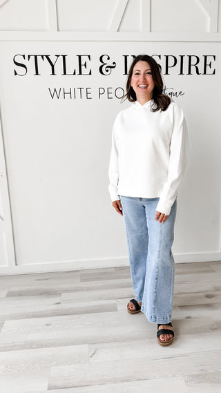 Risen HR Crop Wide Jeans