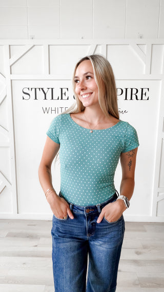 Nikibiki Reversible Polka Dot Top