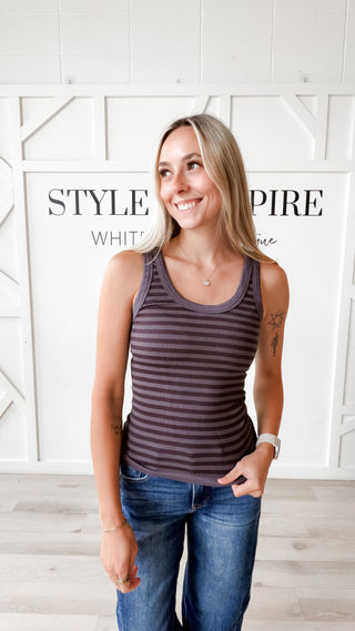 NikiBiki Reversible Stripe Tank