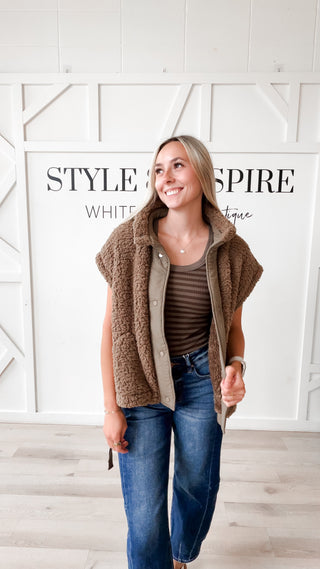 Paige Sherpa Vest