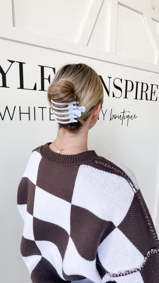 Kaxi Wide Lay Down Claw Clip. *Final Sale*