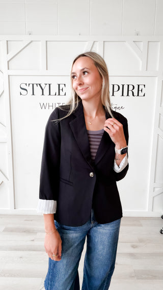 Reggie Single Button Blazer