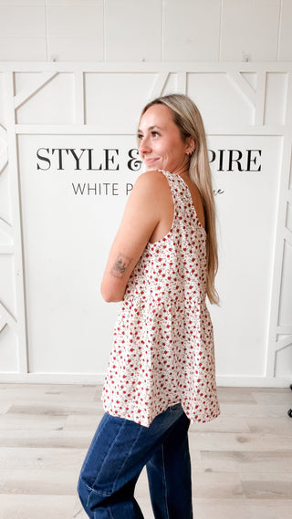 Trisha Babydoll Tunic Tank