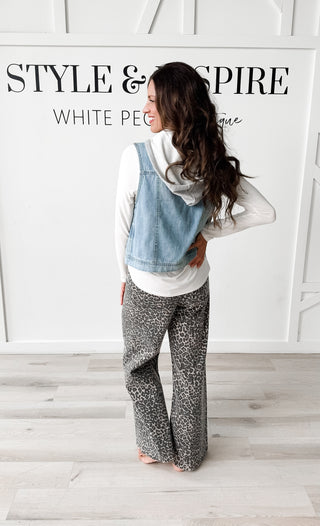 Timmie Hooded Jean Vest