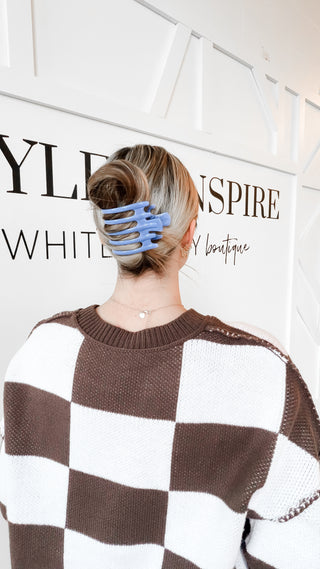 Kaxi Wide Lay Down Claw Clip. *Final Sale*