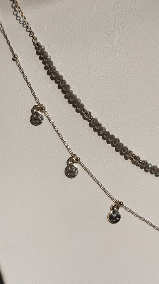 Delicate Disc Charm Necklace *Final Sale*
