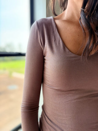 Sheri V-Neck Double Layer Top