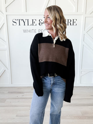 Geneva Color Block Henley