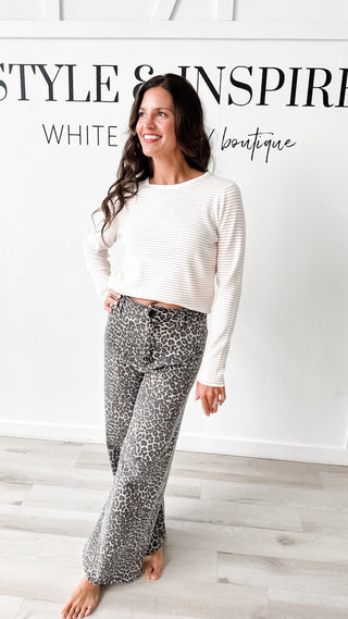 Savannah Leopard Print Pants