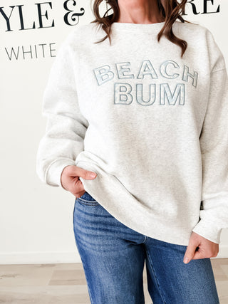 Beach Bum Appliqué Sweatshirt