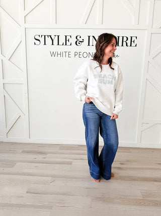 Beach Bum Appliqué Sweatshirt