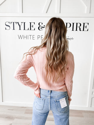 Megan Tie Front Sweater