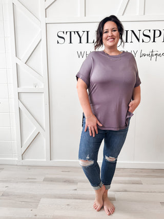 Pauline Dolman Oversized Tunic Tee