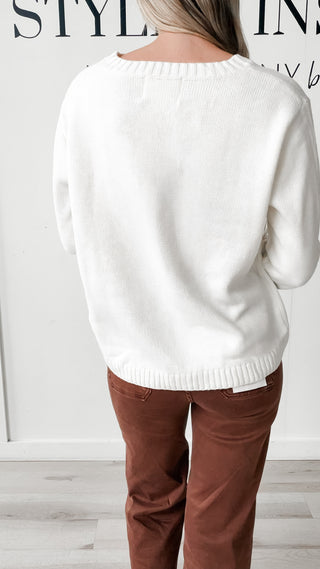 Coffee Weather Graphic Sweater