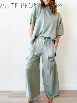 Stevie Wide Leg Cargo Pants