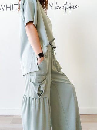 Stevie Wide Leg Cargo Pants