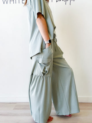 Stevie Wide Leg Cargo Pants