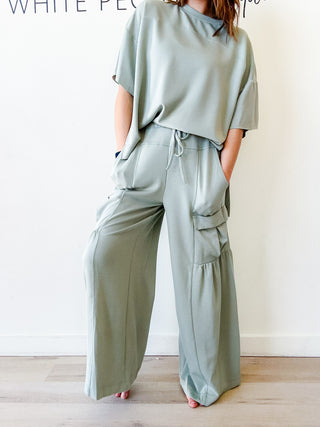 Stevie Wide Leg Cargo Pants