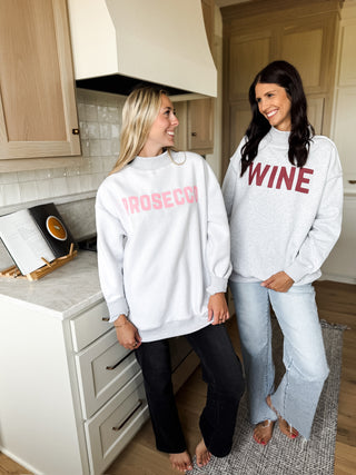 Wine Prosecco Reversible Sweatshirt