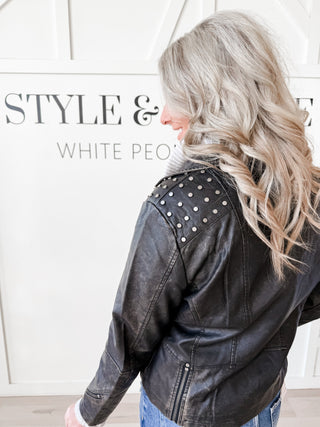 Lilian Vegan Leather Jacket