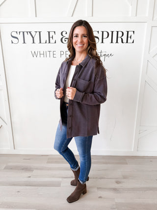 Brooke Button Down Jacket