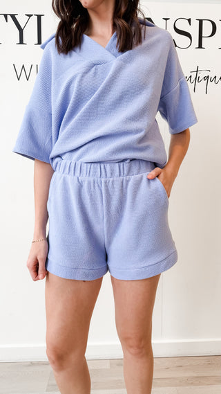 Jenny Textured Lounge Shorts
