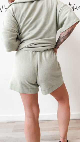 Jenny Textured Lounge Shorts