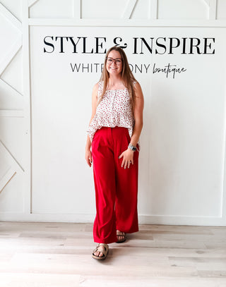 Ginnie Luxe Wide Leg Pants