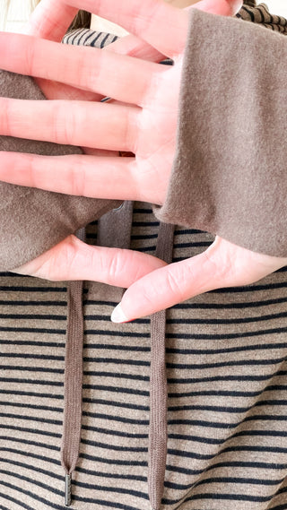 Briar Hooded Rib Henley Top