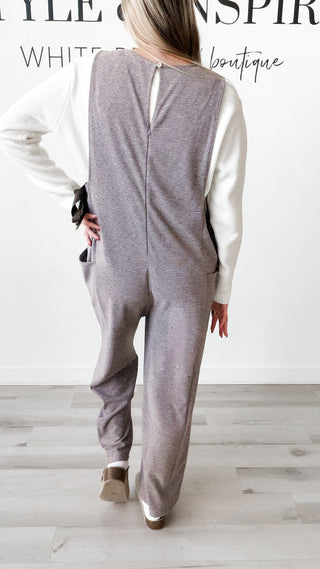 Cassie Side Ribbon Tie Overalls