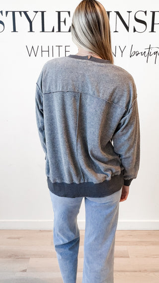Grady Velour Sweatshirt