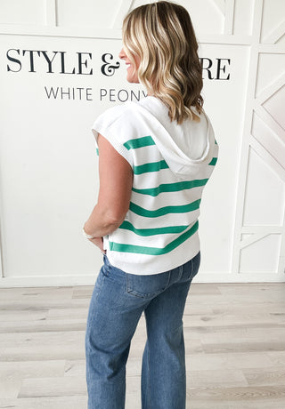 Myra Cap Sleeve Sweater Hoodie