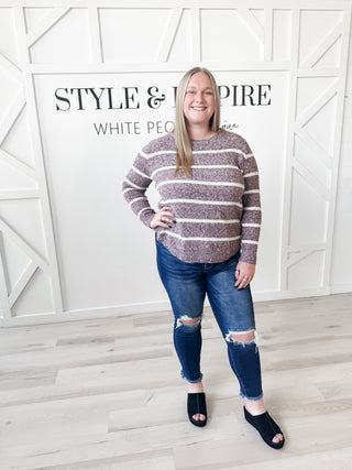 Ada Textured Stripe Sweater