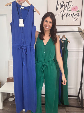 Jackie Modal Sleeveless Jumpsuit