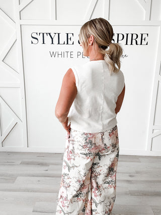 Elyse Cotton Pocket Tank