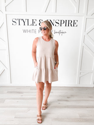 Alyssa Tiered Mini Dress