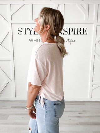 Sydney Side Tie Crop Top