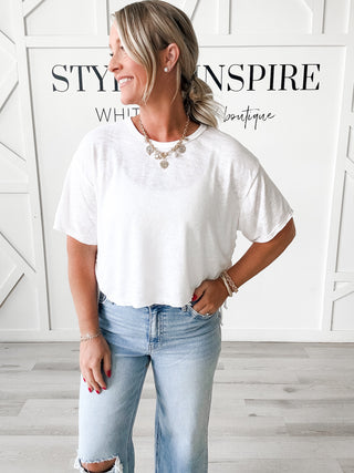 Sydney Side Tie Crop Top