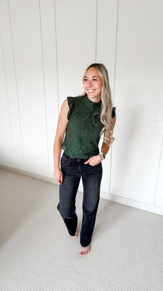 Elizabeth Lace Sleeveless Blouse