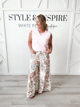 Elyse Cotton Pocket Tank