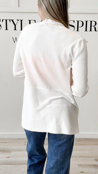 Lea Long line Waterfall Cardigan