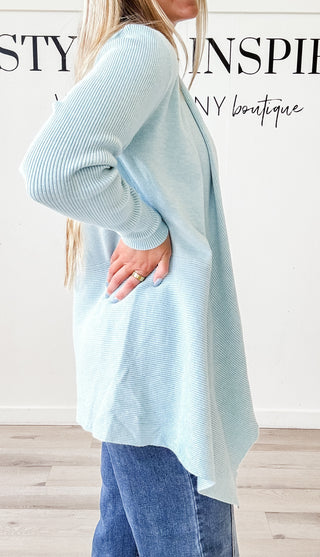 Lea Long line Waterfall Cardigan