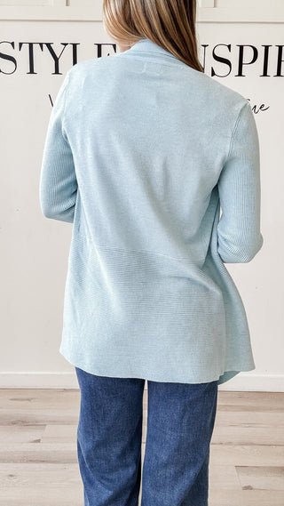 Lea Long line Waterfall Cardigan