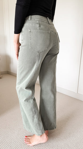 Flying Monkey High Rise Double Button Jeans