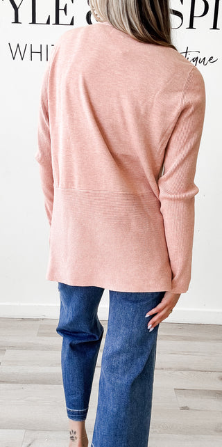 Lea Long line Waterfall Cardigan
