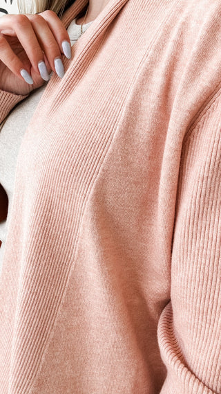 Lea Long line Waterfall Cardigan