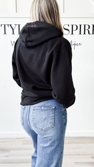 White Peony Puff Sweatshirt