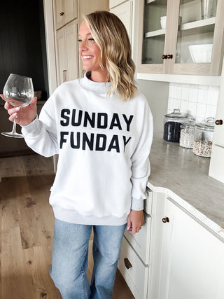 Game Day Sunday Funday Reversible Sweatshirt