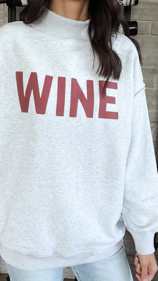 Wine Prosecco Reversible Sweatshirt
