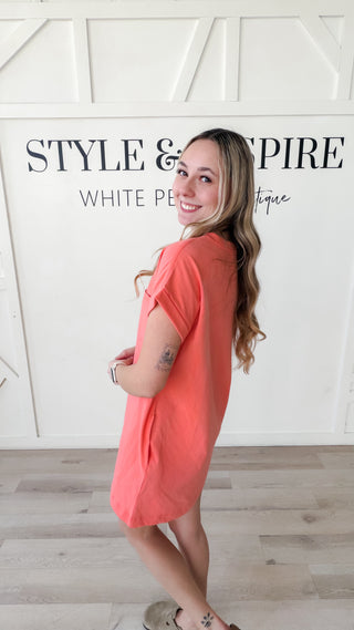 Cynthia Cotton T-Shirt Dress